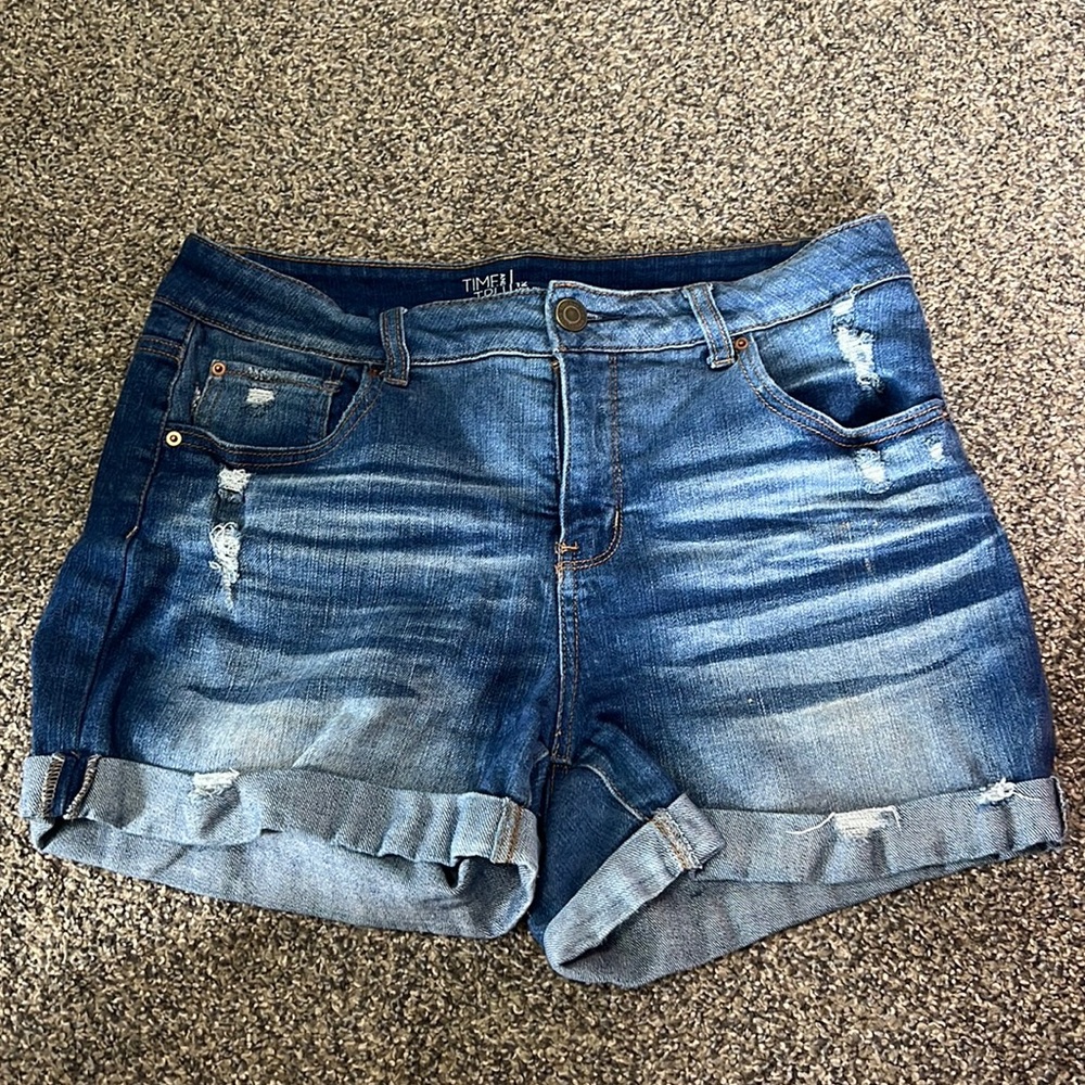 Woman’s Time and True Jean Shorts. Size 12